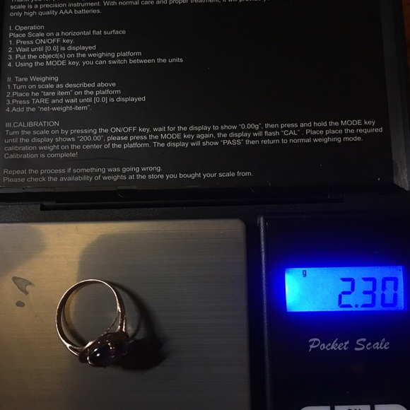 14k amethyst rose gold ring - Picture 14 of 16